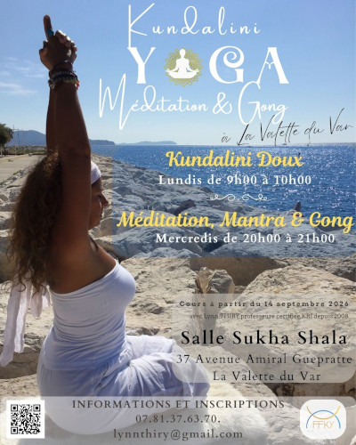 Nouveaux Cours de Kundalini Yoga LA VALETTE DU VAR SAISON 2026/2027