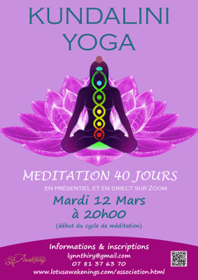 Lynn THIRY Meditation 40 jours La Valette du Var