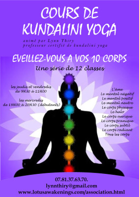Lynn THIRY Cours de Kundalini Yoga Serie 10 Corps La Valette du Var