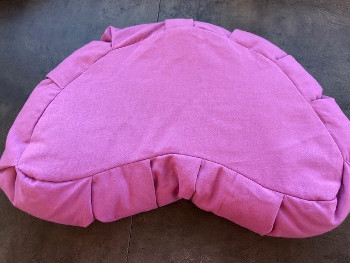 Lynn THIRY coussin yoga meditation fait main